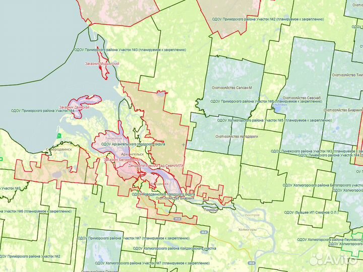 Топографическая карта Архангельской обл для Garmin