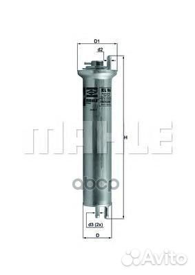 Фильтр топливный KL96 Mahle/Knecht