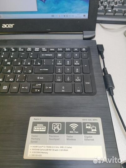 Ноутбук acer A315-53G