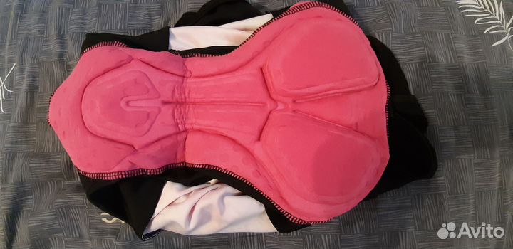 Велошорты с лямками и памперсом женские 48