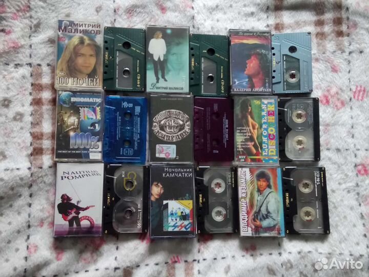 Аудиокассеты лотами и поштучно