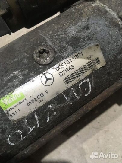 Стартер 0051511301 Mercedes-Benz 646/om611 2.2cdi