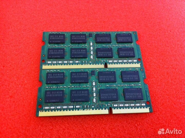 Samsung 8GB DDR3 в ноутбук набор 2x4GB 1333 Mhz 8Г