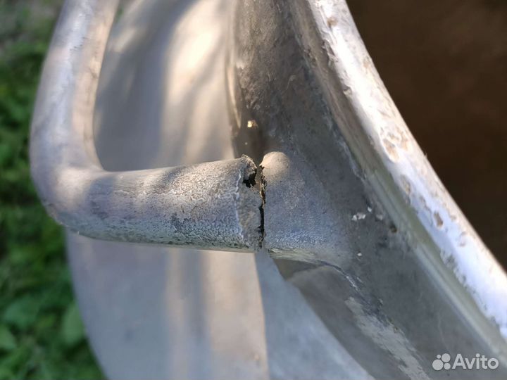 Фляга алюминиевая бу старая, 38 литров