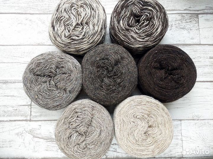 Пряжа Рассказовская шерсть 250 гр