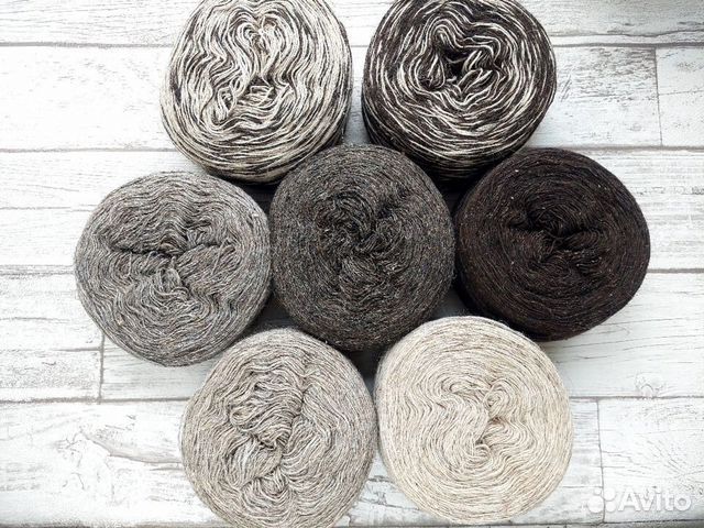 Пряжа Рассказовская шерсть 250 гр