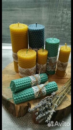 Свечи из натурального воска