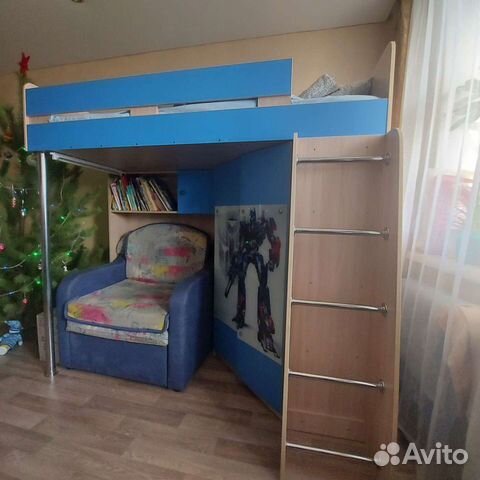 Детская кровать чердак