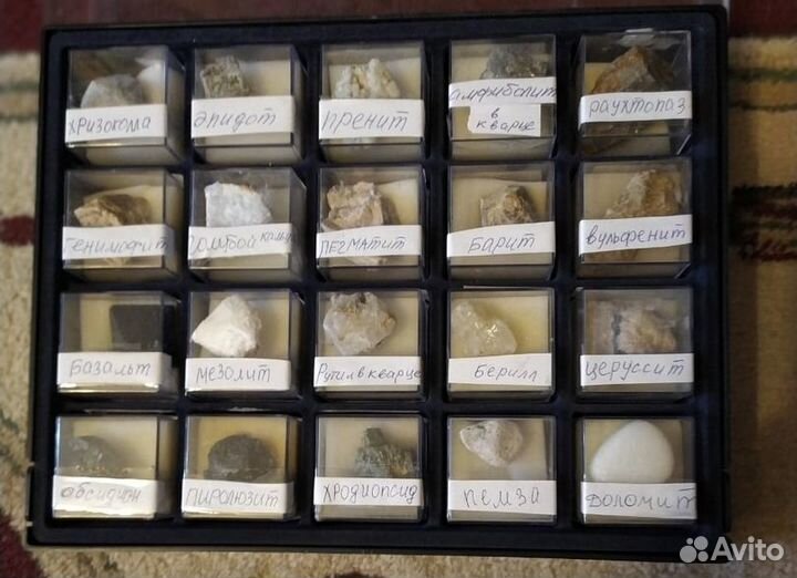 Минералы Камни из серии Сокровища земли