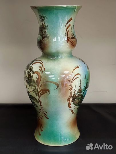 Ваза напольная интерьерная ручная роспись 38 см