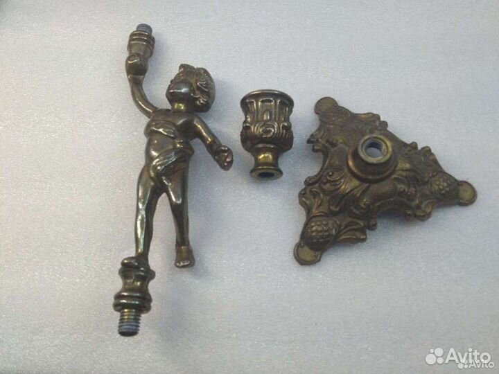 Пара старинных подсвечников