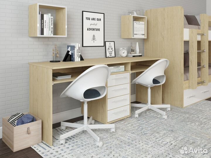 Компьютерный стол для двоих Лаворо