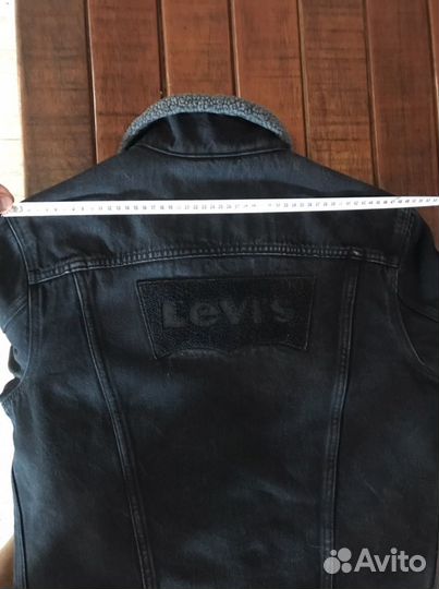 Джинсовая куртка утепленная Levis шерпа