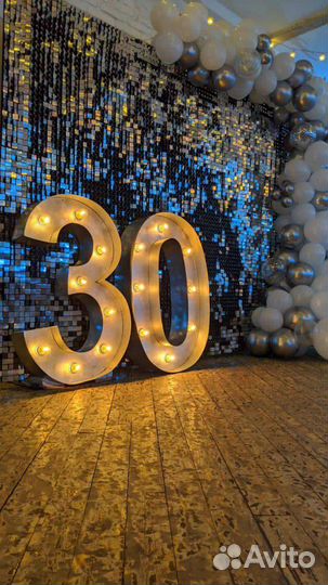 Цифры с лампами в Аренду