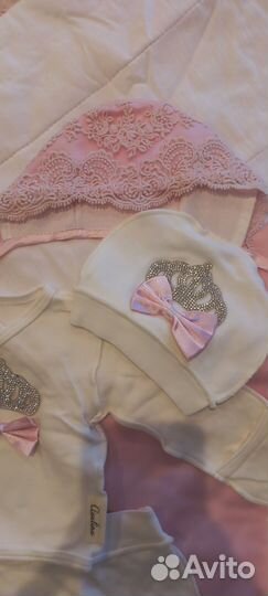 Конверт для выписки новорожденного для девочки