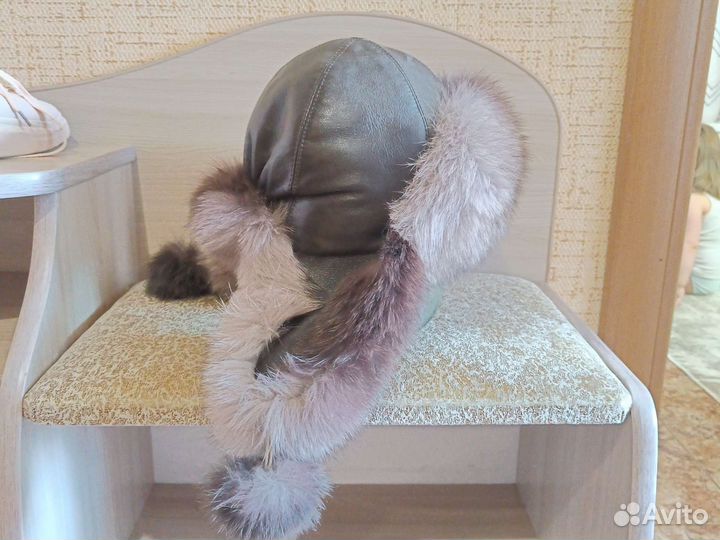 Шапка ушанка женская