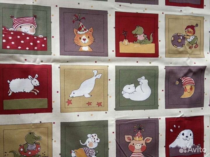 Ткань отрез хлопок