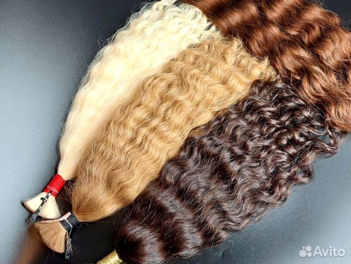 Волосы для наращивания Exclusive +, 70см, кудри