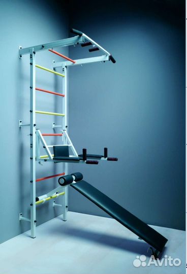 Шведская стенка, турник, скамья