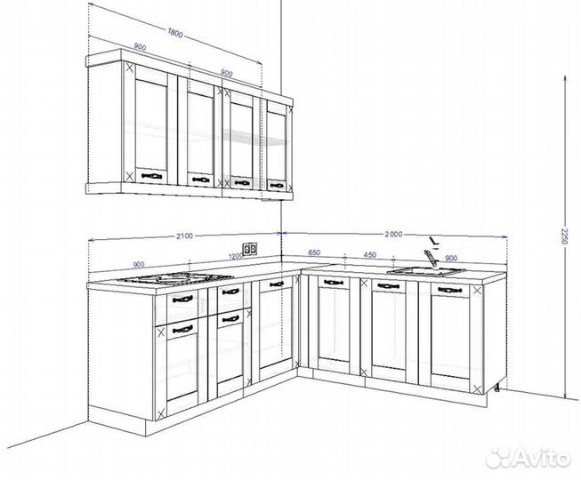 Кухонный гарнитур от производителя