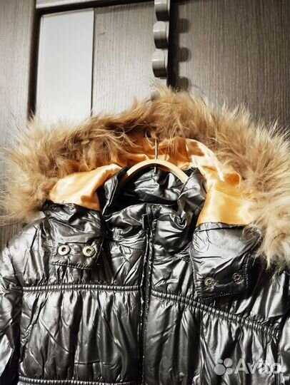 Зимнее пальто для девочки 152