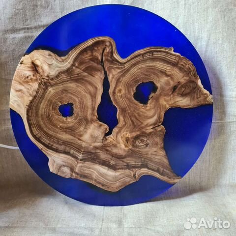 Светильник настенный, дерево