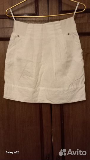 Джинсовая мини юбка