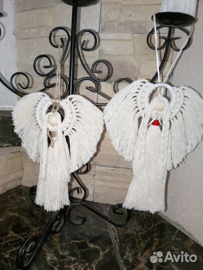 Ангел девочка макраме ручная работа