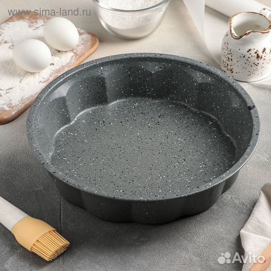 Форма для выпечки Доляна «Мрамор», 286 см, антипри