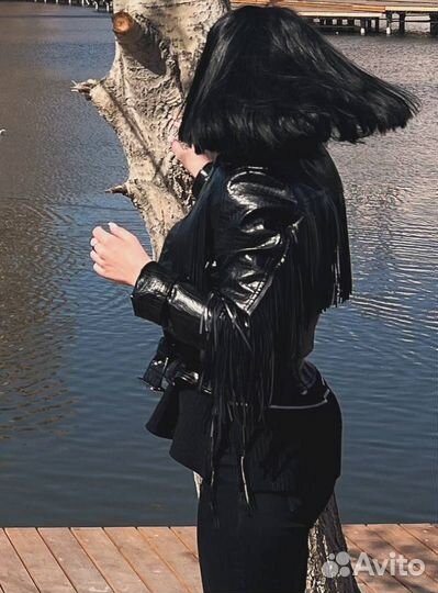 Куртка из экокожи 42
