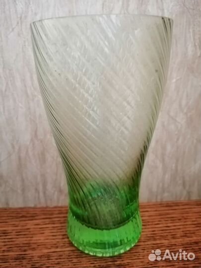 Стакан цветное стекло СССР