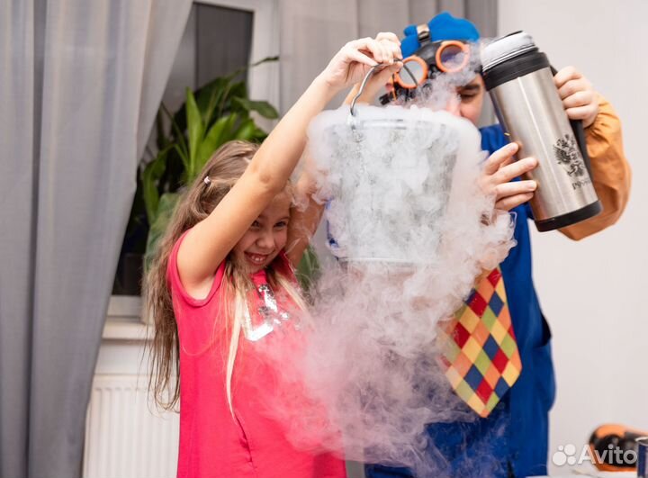 Крио шоу для детей Химическое шоу Бумажное