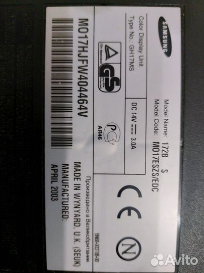 Монитор Samsung SyncMaster 1