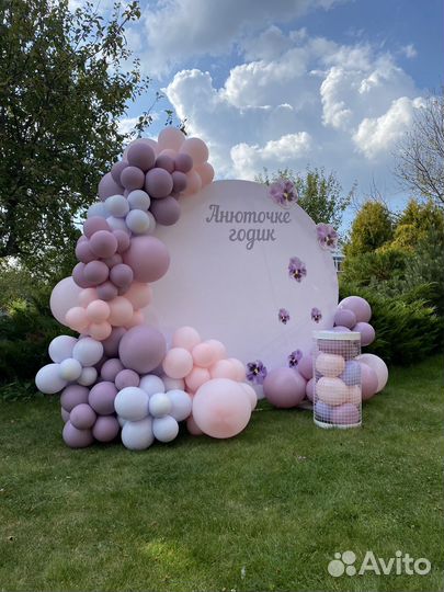 Фотозона украшение шарами