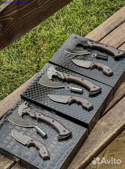 Топор нож подарочный футляр (Арт.37616)