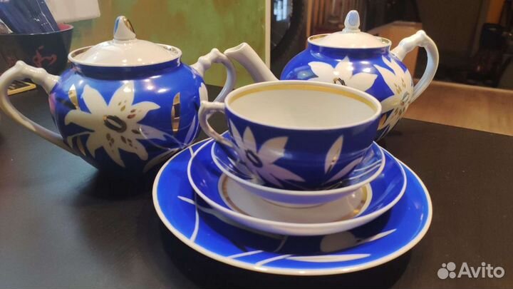 Чайный сервиз «Астра», Дулево, 1960-е