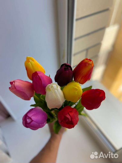 Искуственные цветы. Тюльпаны