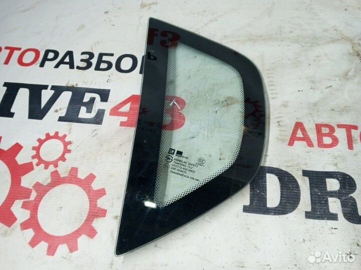 Стекло заднее левое Chevrolet Aveo T250/255 1 2010