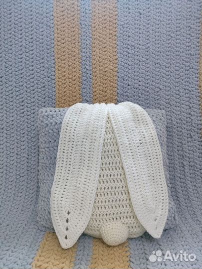 Плед детский вязаный ручная работа
