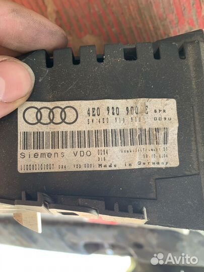 Панель приборов Audi A8 D3 4E0 920 900 E