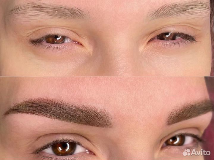 Нужны модели на перманентный макияж бровей