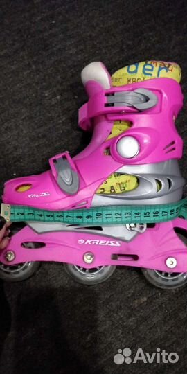 Роликовые коньки детские раздвижные