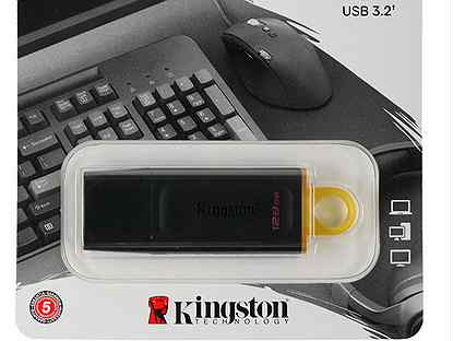 Флеш диск 128GB Kingston DataTraveler Exodia Black