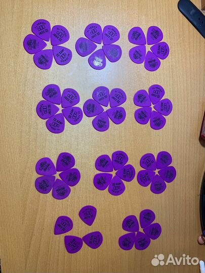 Dunlop Tortex Jazz III XL 498 Purple 1.14mm - 54шт