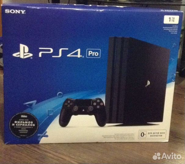 PS4 pro 1tb с играми
