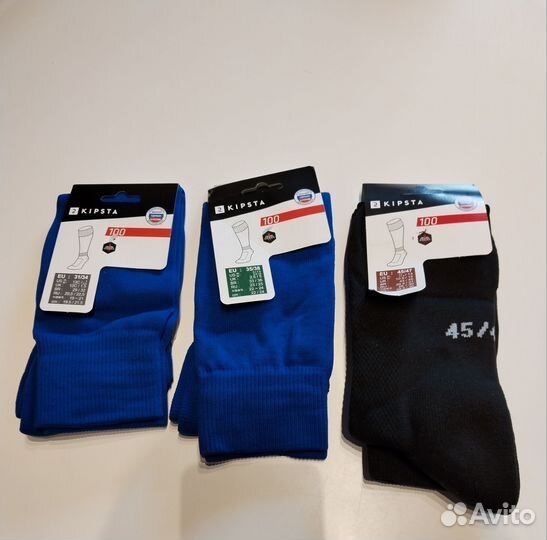 Новые футбольные гетры декатлон и щитки