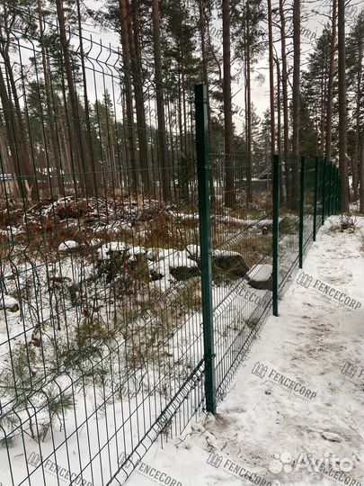 Забор Гиттер 3Д 3 мм. 1.7 метра