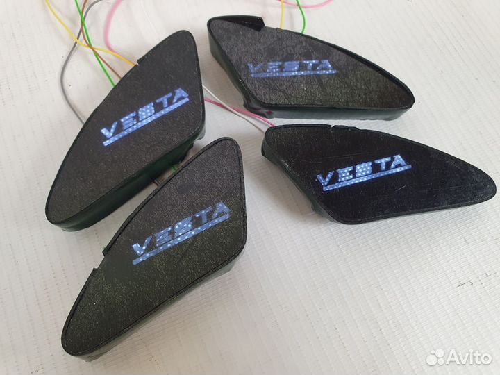 Накладки в ручки дверей с подсветкой Веста