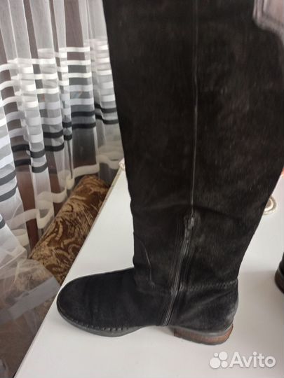 Сапоги женские натуральная кожа