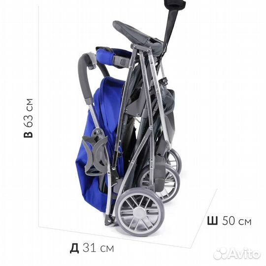 Коляска прогулочная Babyton Active Blue